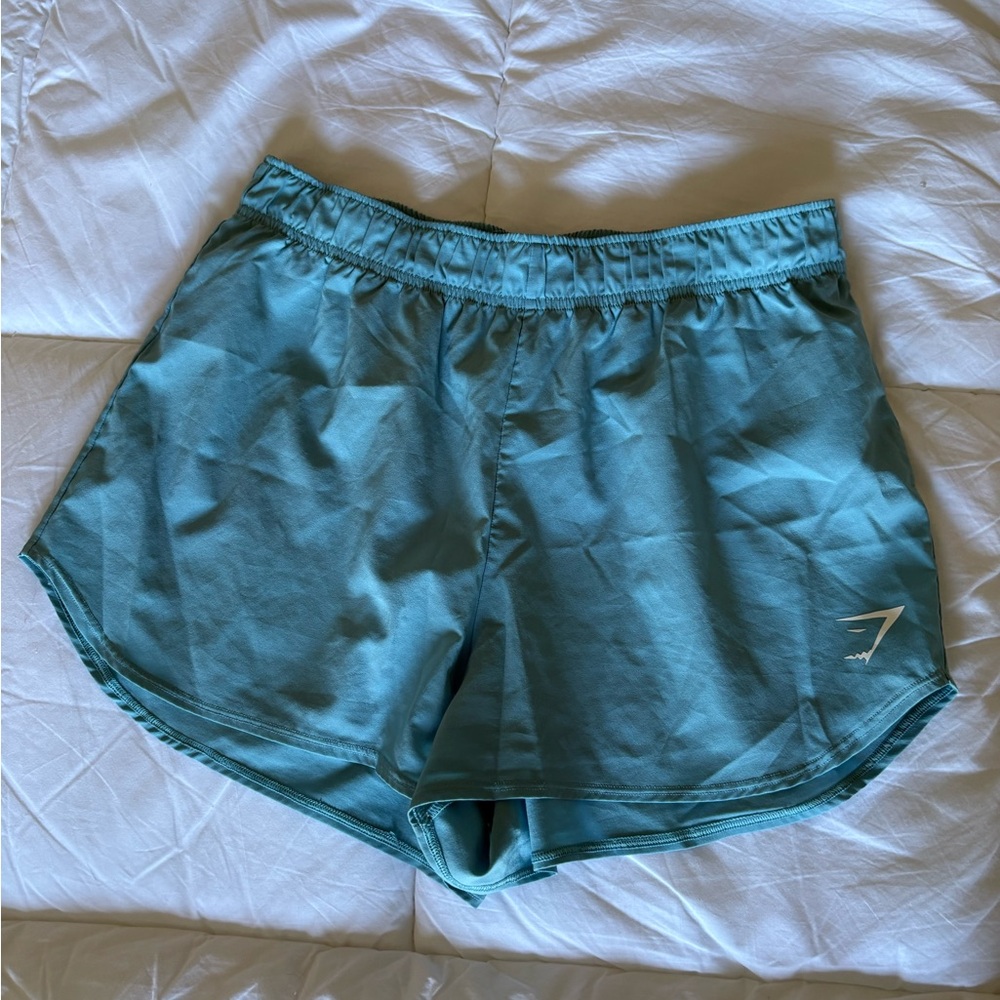 Gymshark Teal Women's Athletic Running Shorts